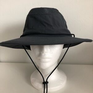 Free Authority Dark Gray Wide Brim Sun Hat